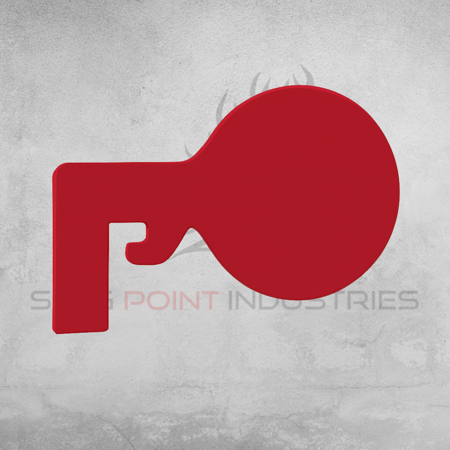 “Clear-Shot” Air/.22LR Target Bundle – Reactive System with X-Base (6mm Mild Steel)