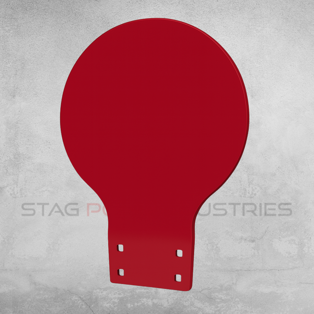 300mm evo shooting target. ar500 8mm ar450 6mm