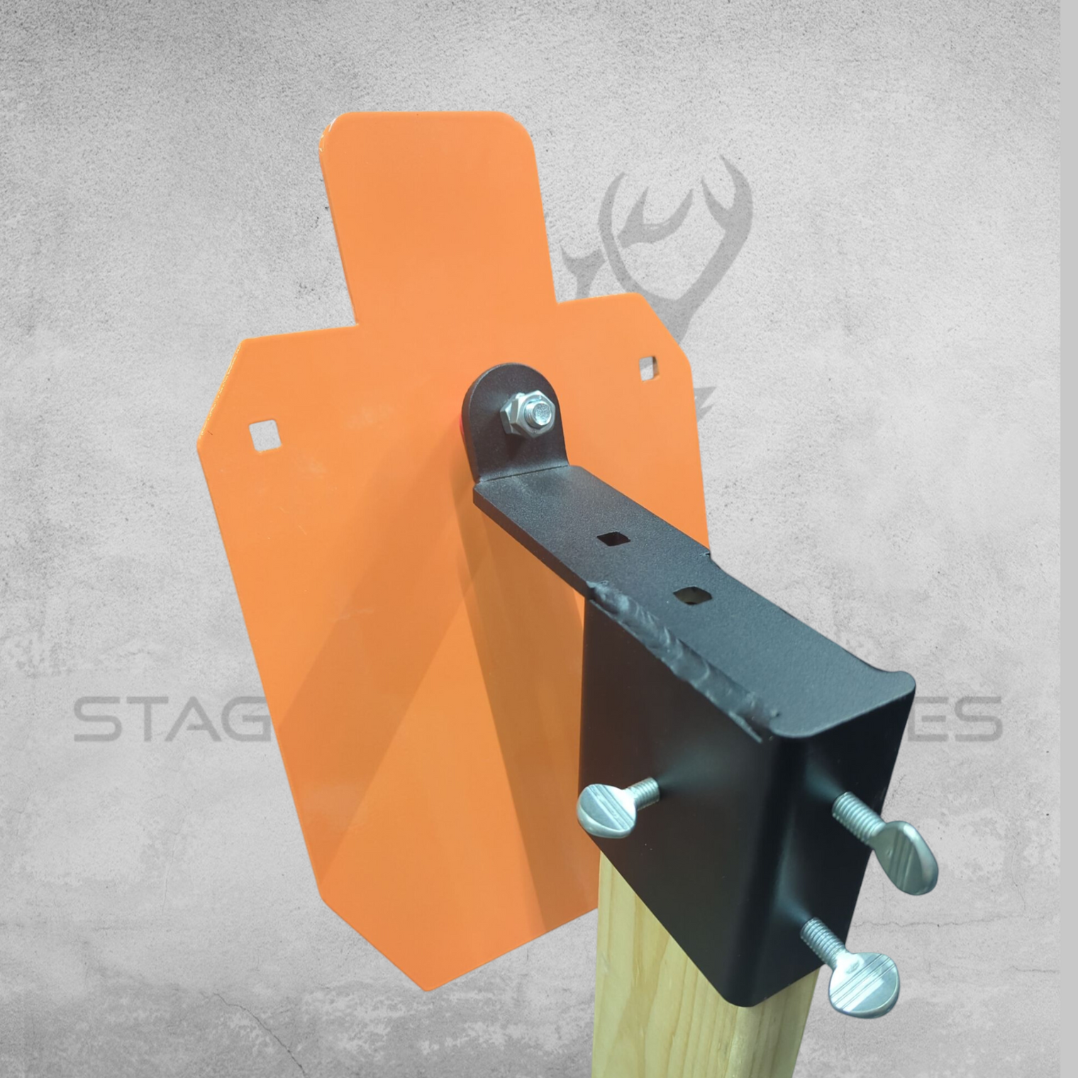 “Clear-Shot” Air/.22LR Target Bundle – Reactive System with X-Base (6mm Mild Steel)