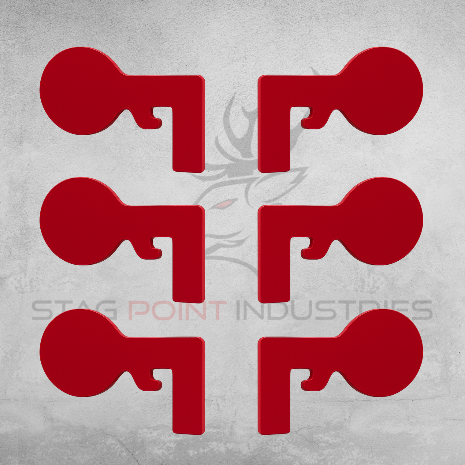 Duelling Tree Flip Paddle – 50MM Round Profile (6MM Thick Mild Steel)