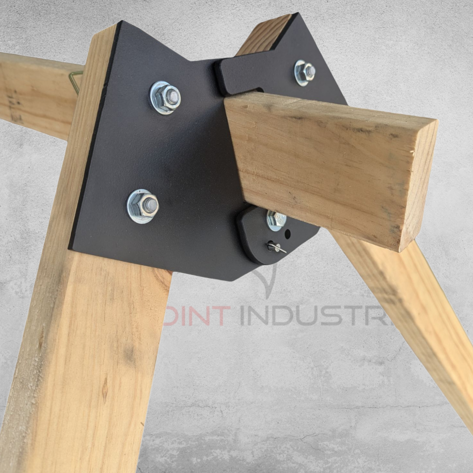 70X35-DELTA GONG TARGET STAND - Bracket and Bolt Kit (FOLDABLE) *Chains Not Included*