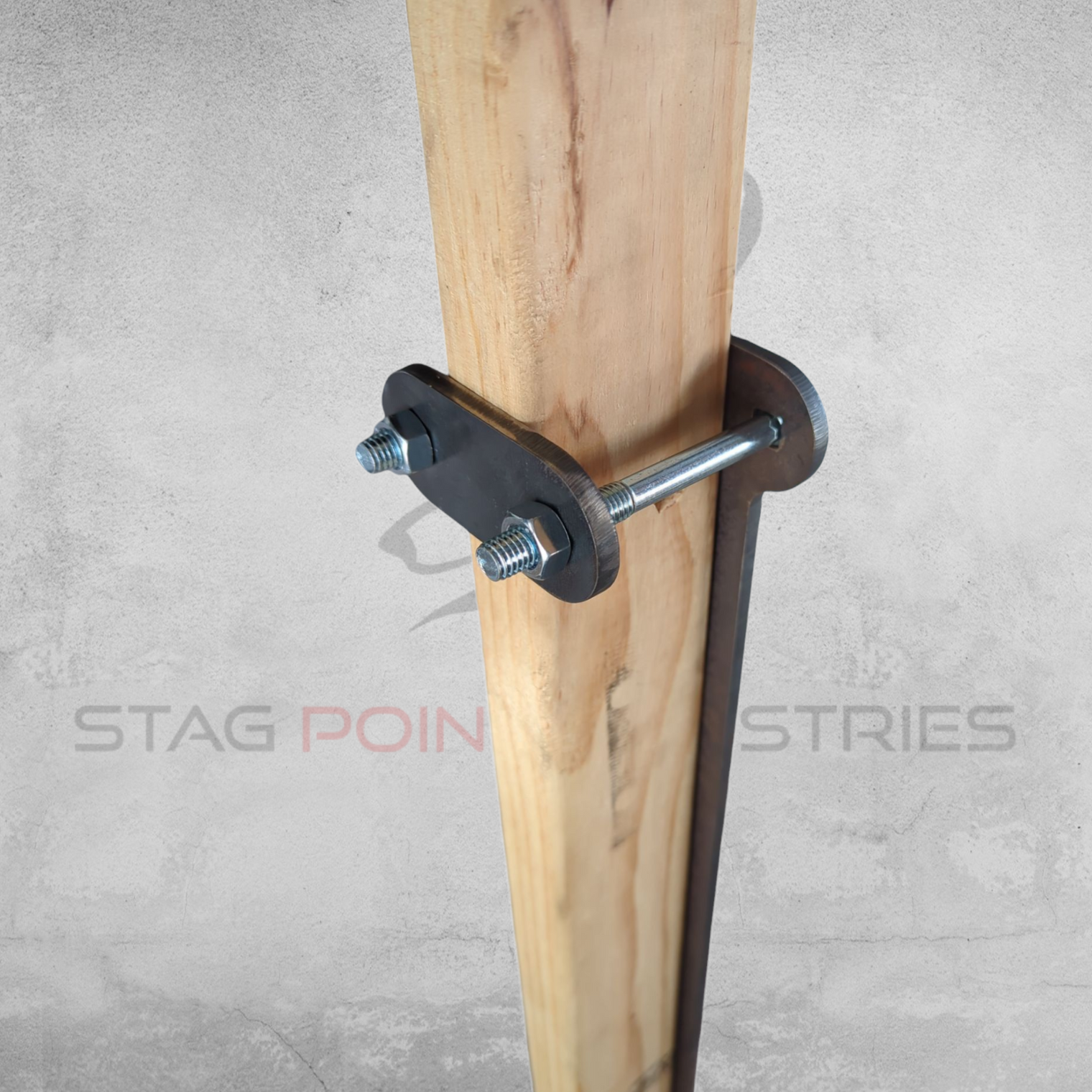 8mm AR500 Timber Post -Armour Cover Plate-