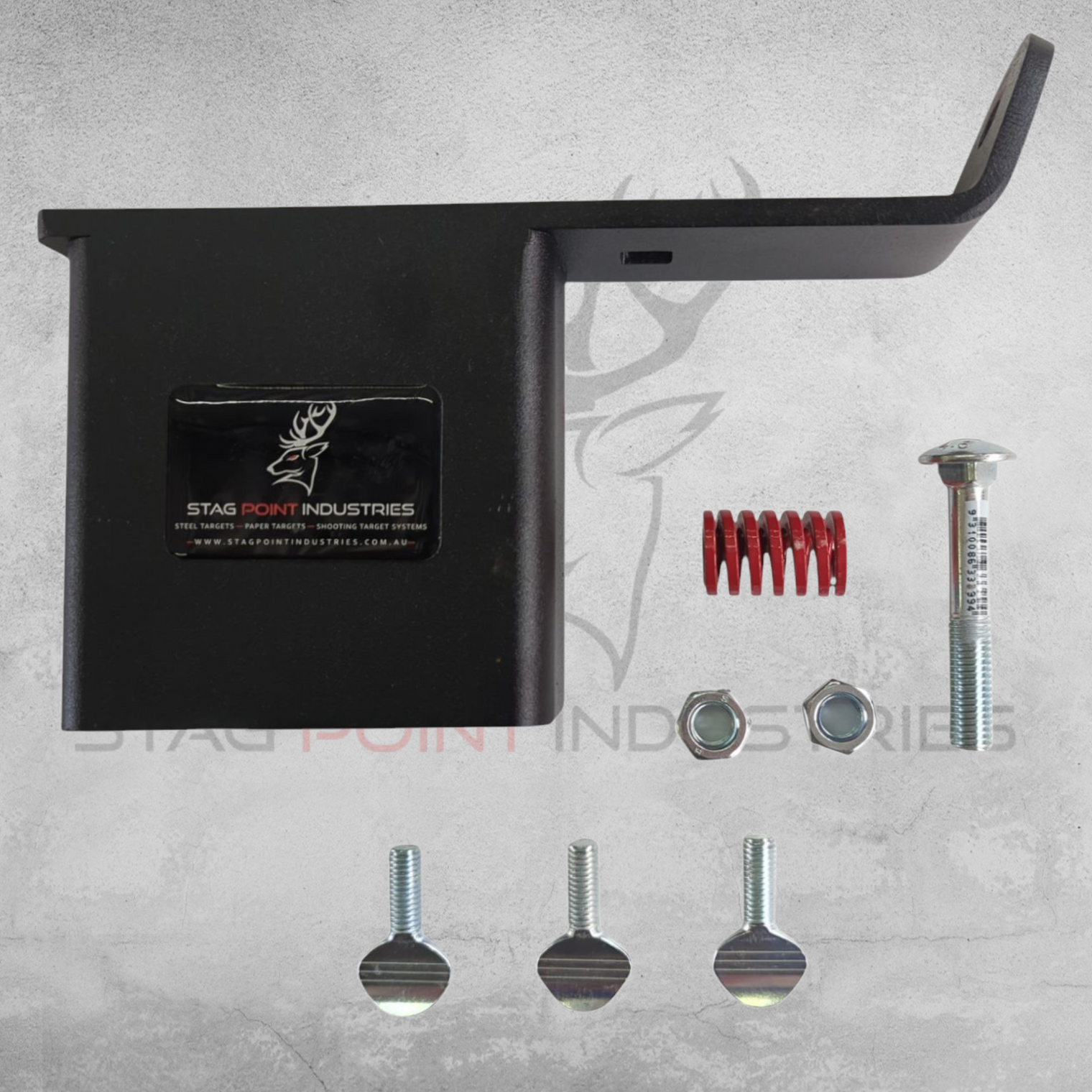 “Clear-Shot” Air/.22LR Target Bundle – Reactive System with X-Base (6mm Mild Steel)