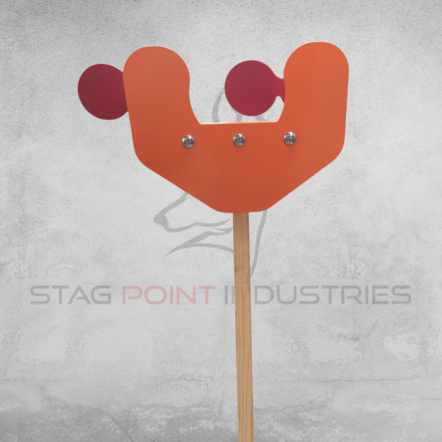 Duel-Master Final Paddle Target – Partial Kit (6mm AR450 w/Face Plate)