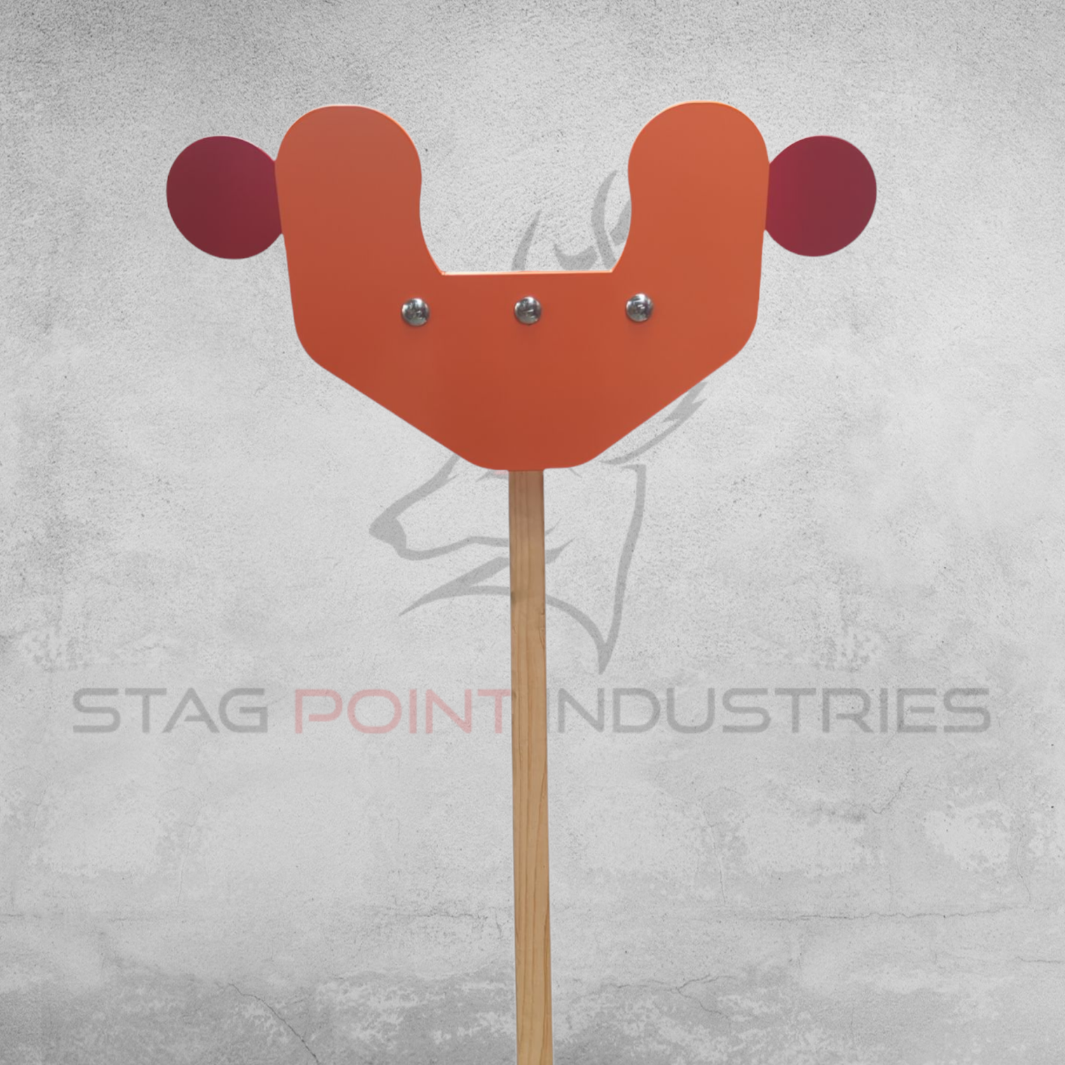 Duel-Master Final Paddle Target – Partial Kit (6mm AR450 w/Face Plate)