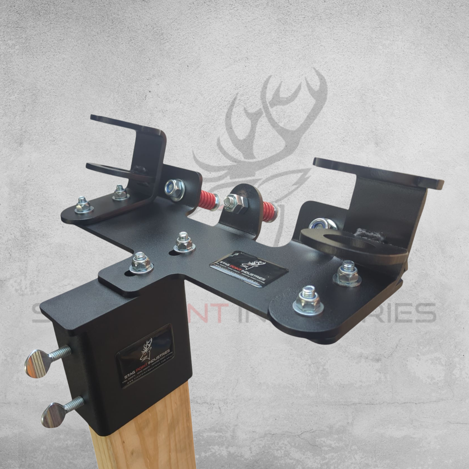Duel-Master Final Paddle Target – Full Kit (6mm AR450 Face Plate + x2 Flip Paddle Brackets)