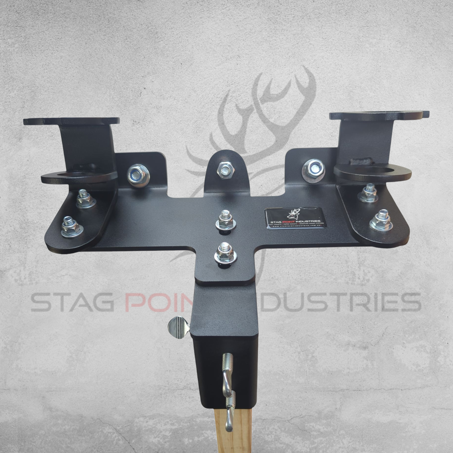 Duel-Master Final Paddle Target – Full Kit (6mm AR450 Face Plate + x2 Flip Paddle Brackets)