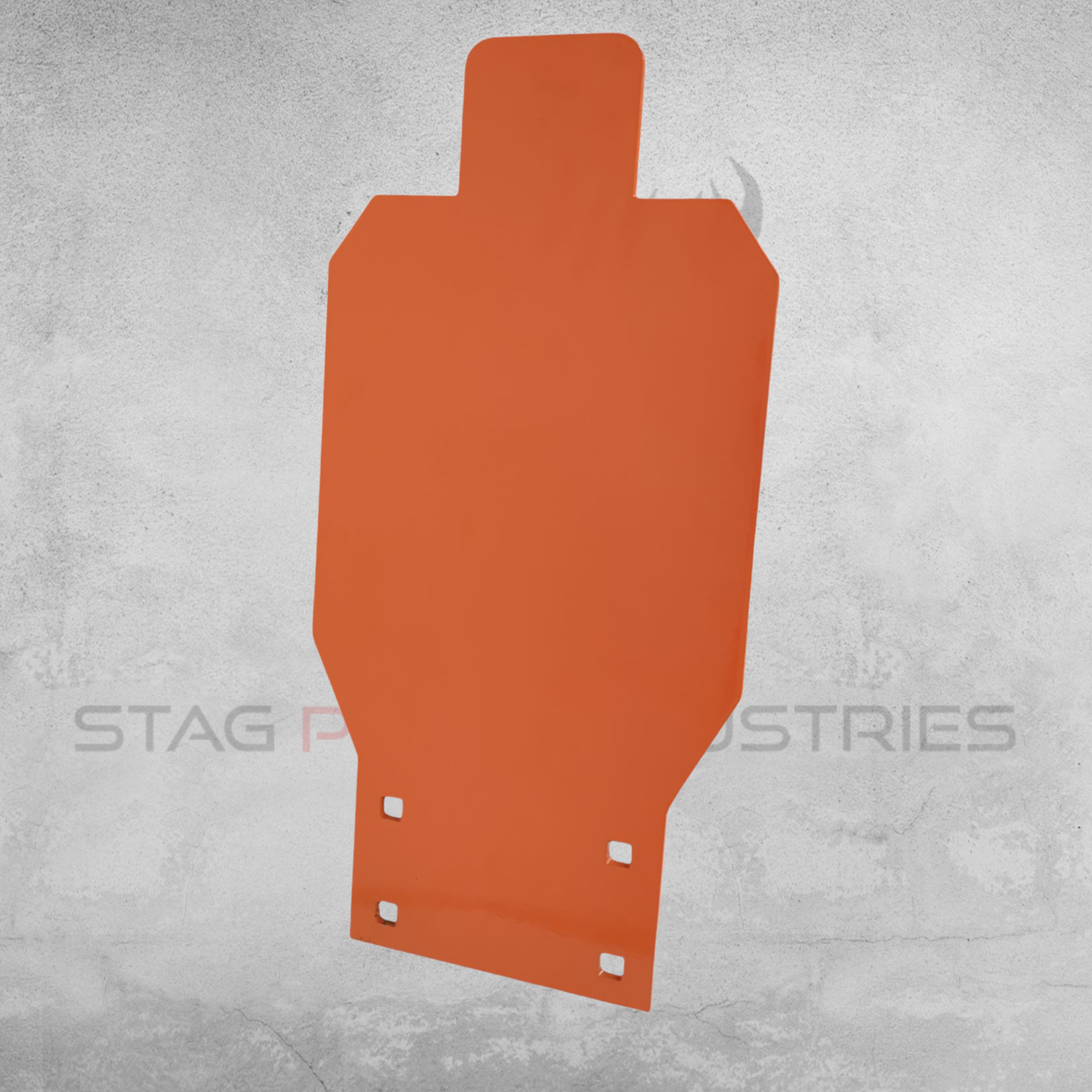 IPSC Style Silhouette Target – EVO Base Compatible (6mm Premium Mild Steel)