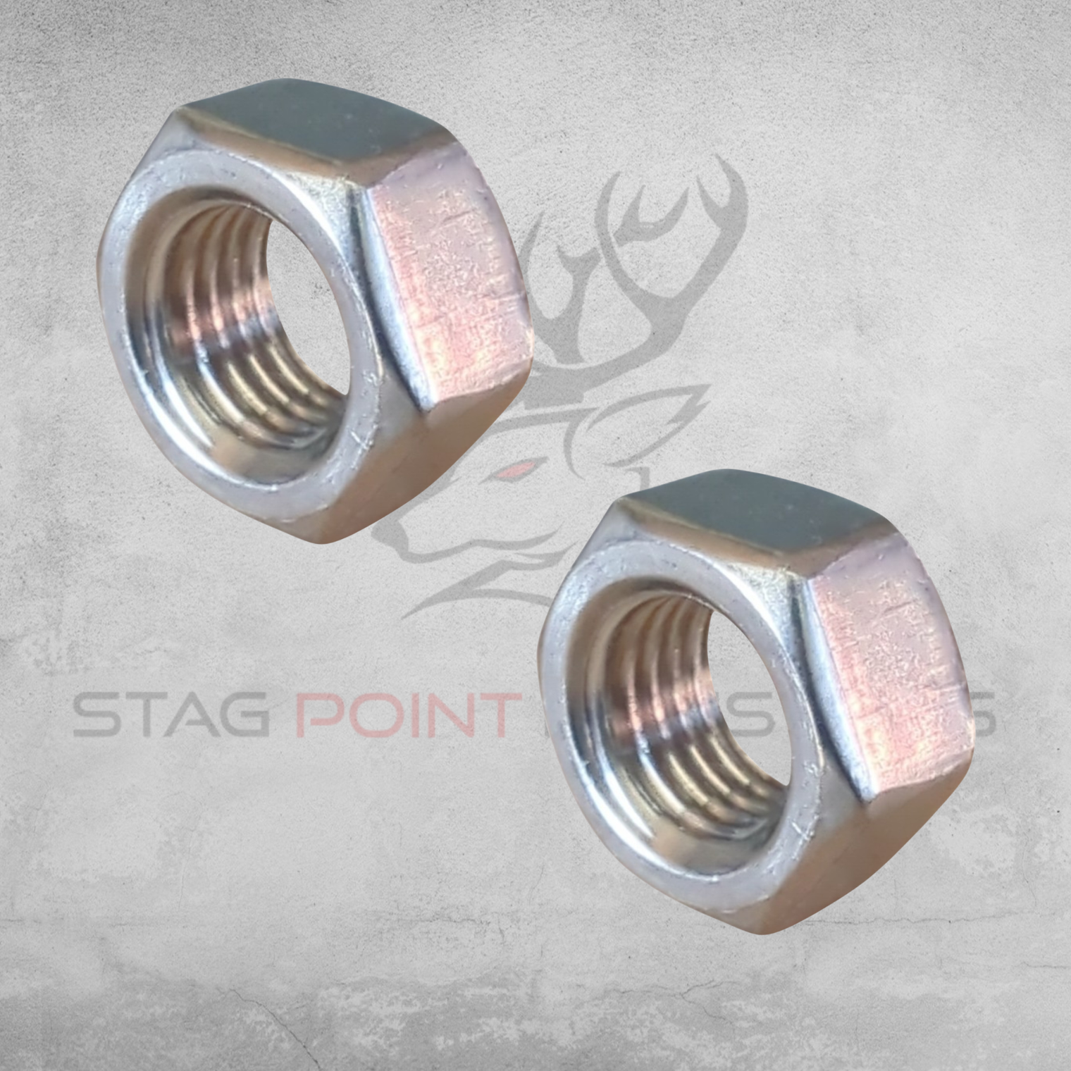 22-DELTA Target Rack – M16 Stainless Nut Pair (Target Locator Nuts)