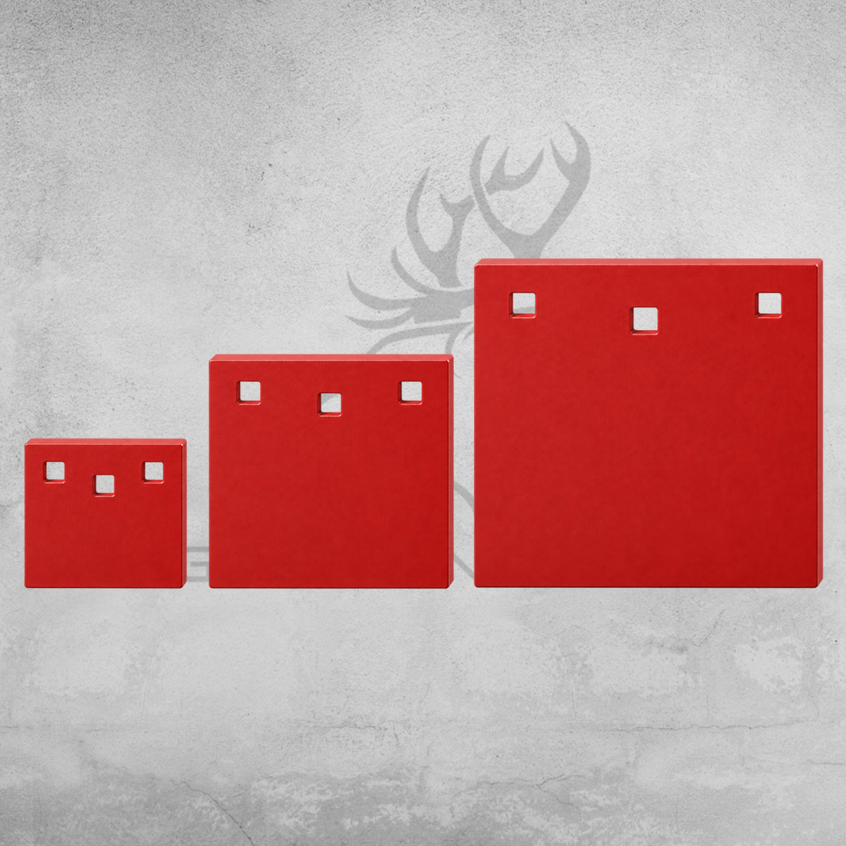 Square Gong – 12mm AR500 (Various Sizes)