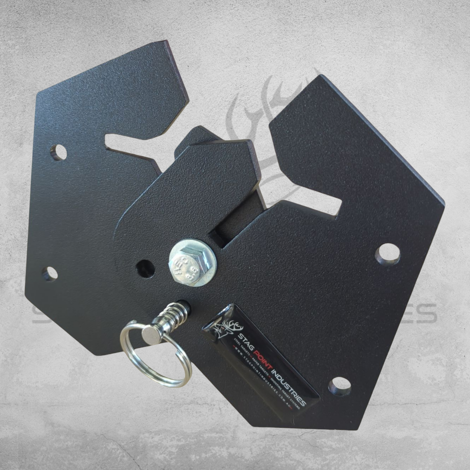 STAR-DELTA GONG TARGET STAND (FOLDABLE) *Chains Not Included*