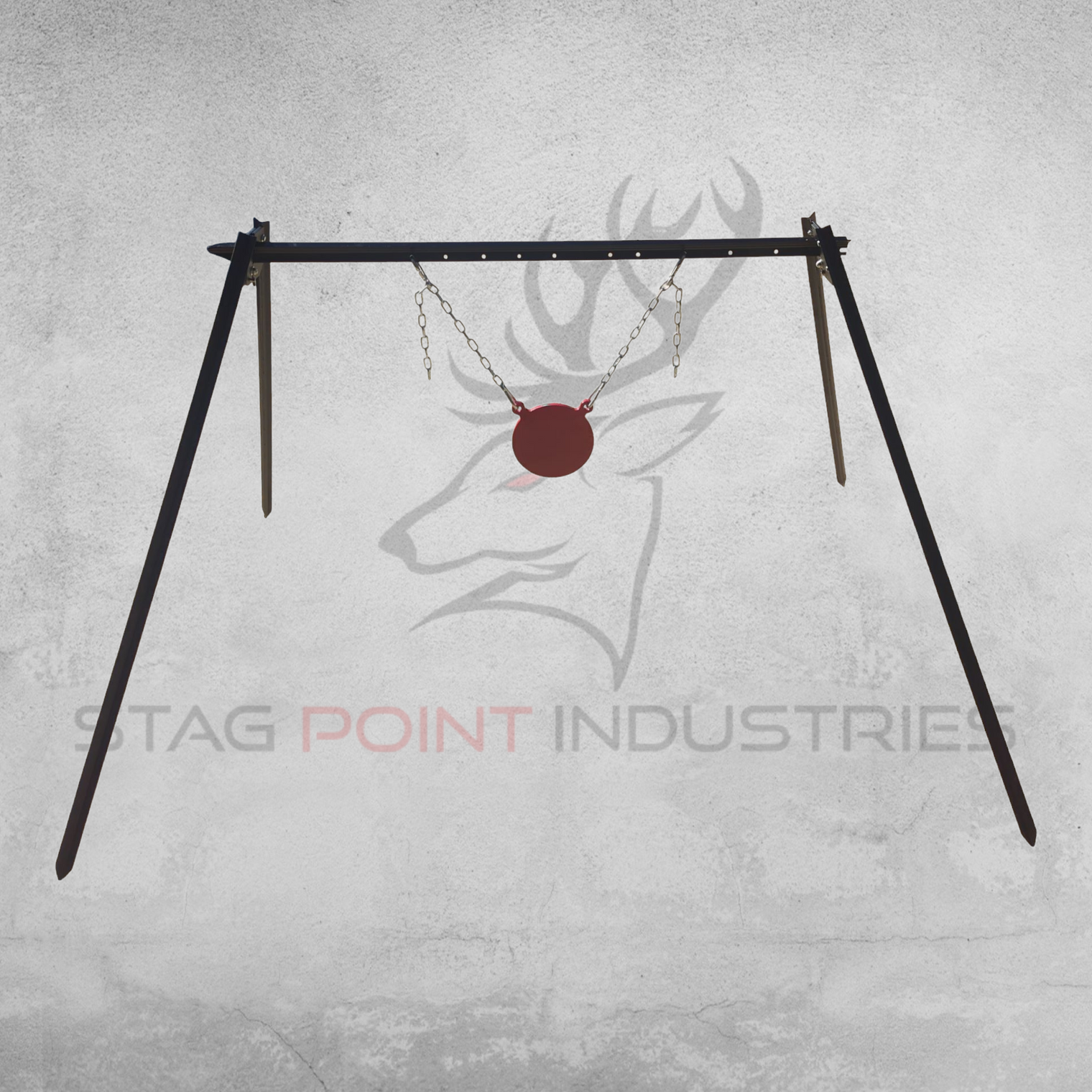 STAR-DELTA GONG TARGET STAND (FOLDABLE) *Chains Not Included*