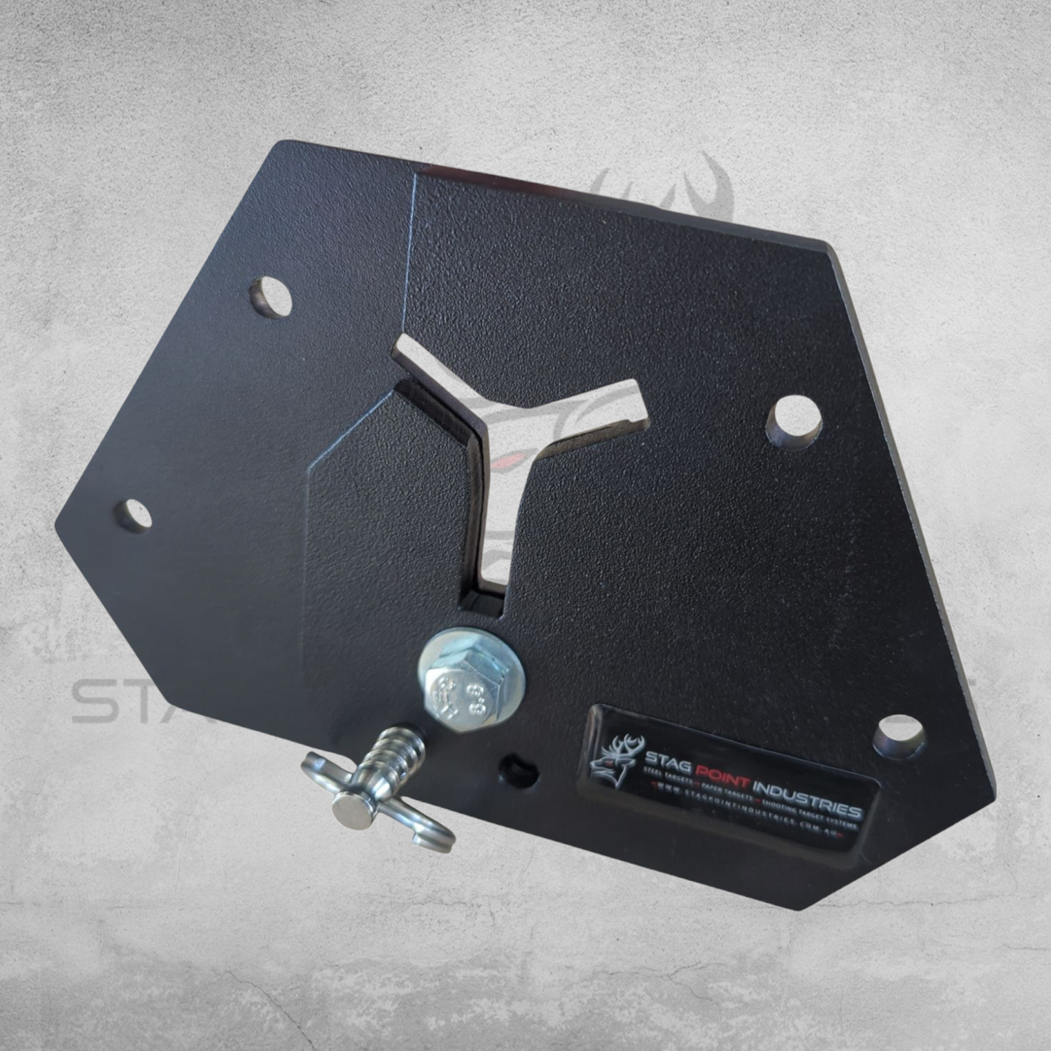 STAR-DELTA GONG TARGET STAND (FOLDABLE) *Chains Not Included*