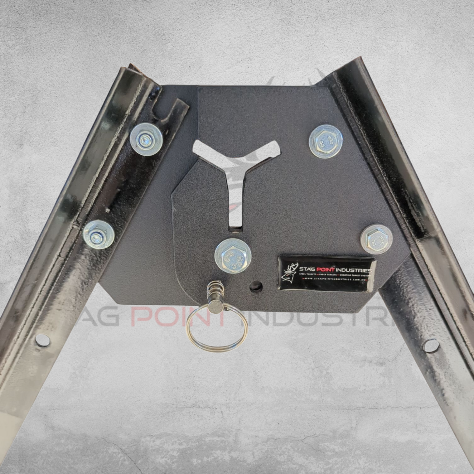 STAR-DELTA GONG TARGET STAND (FOLDABLE) *Chains Not Included*