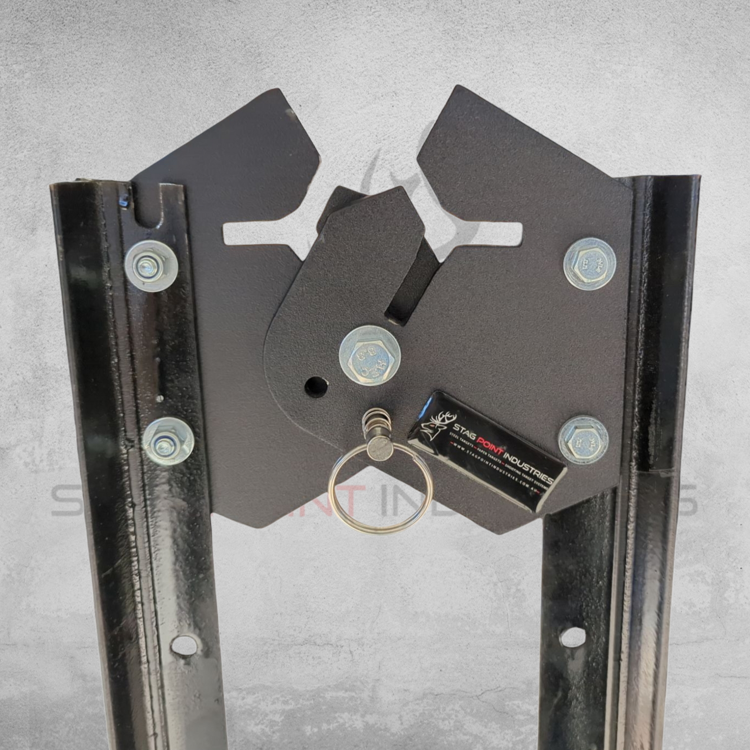 STAR-DELTA GONG TARGET STAND (FOLDABLE) *Chains Not Included*