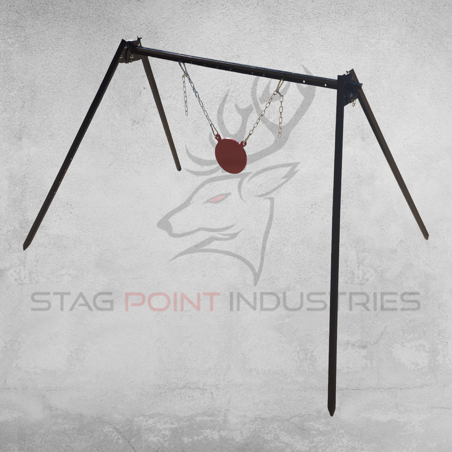 STAR-DELTA GONG TARGET STAND (FOLDABLE) *Chains Not Included*