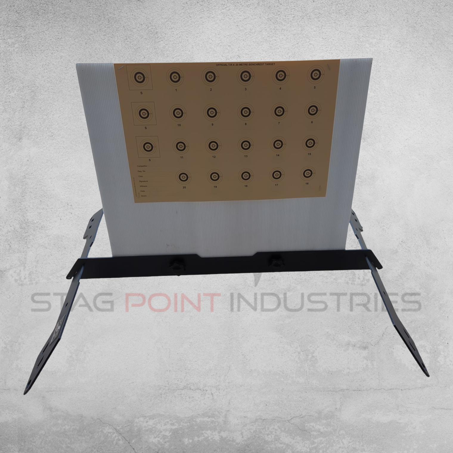 TAC-TWO Compact – Lightweight & Portable Paper Target Stand (FLAT PACK)