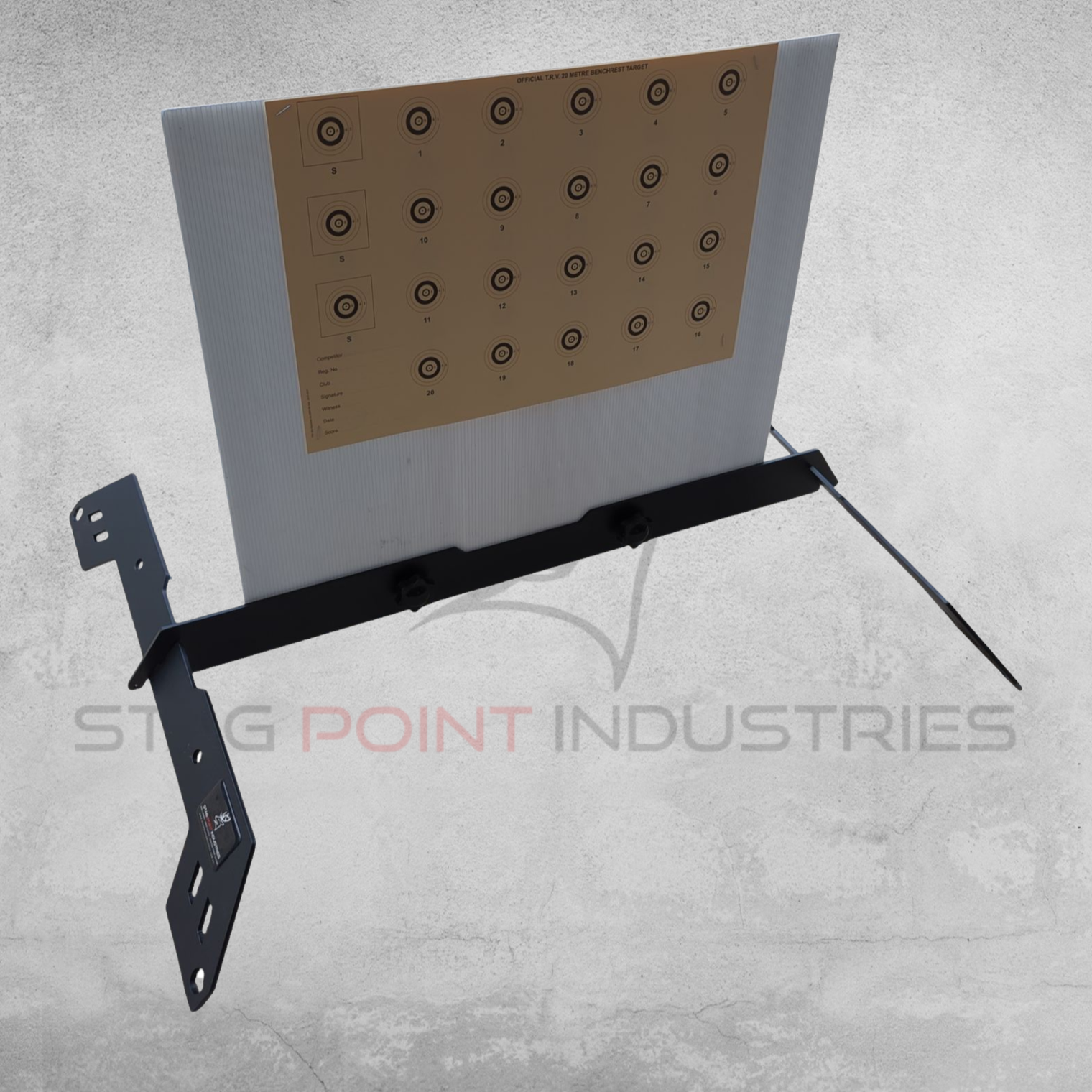 TAC-TWO Compact – Lightweight & Portable Paper Target Stand (FLAT PACK)