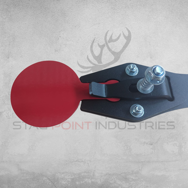 Texas Star Target Plate – 100MM Round Profile (8MM AR500 Armour Steel)