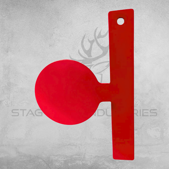 Drop-Tree Paddle - 150MM Round Profile (10MM AR500)