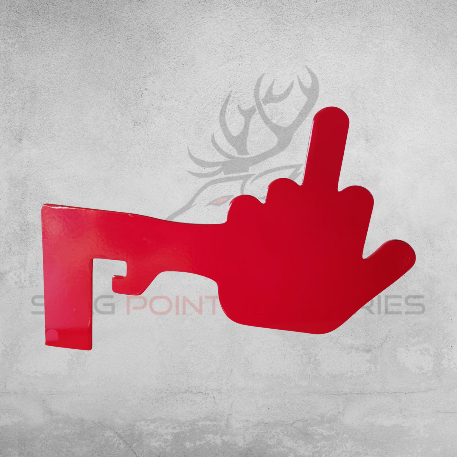 The Finger Flip Paddle β Limited Edition Duelling Tree Target (6mm AR450 Armour)