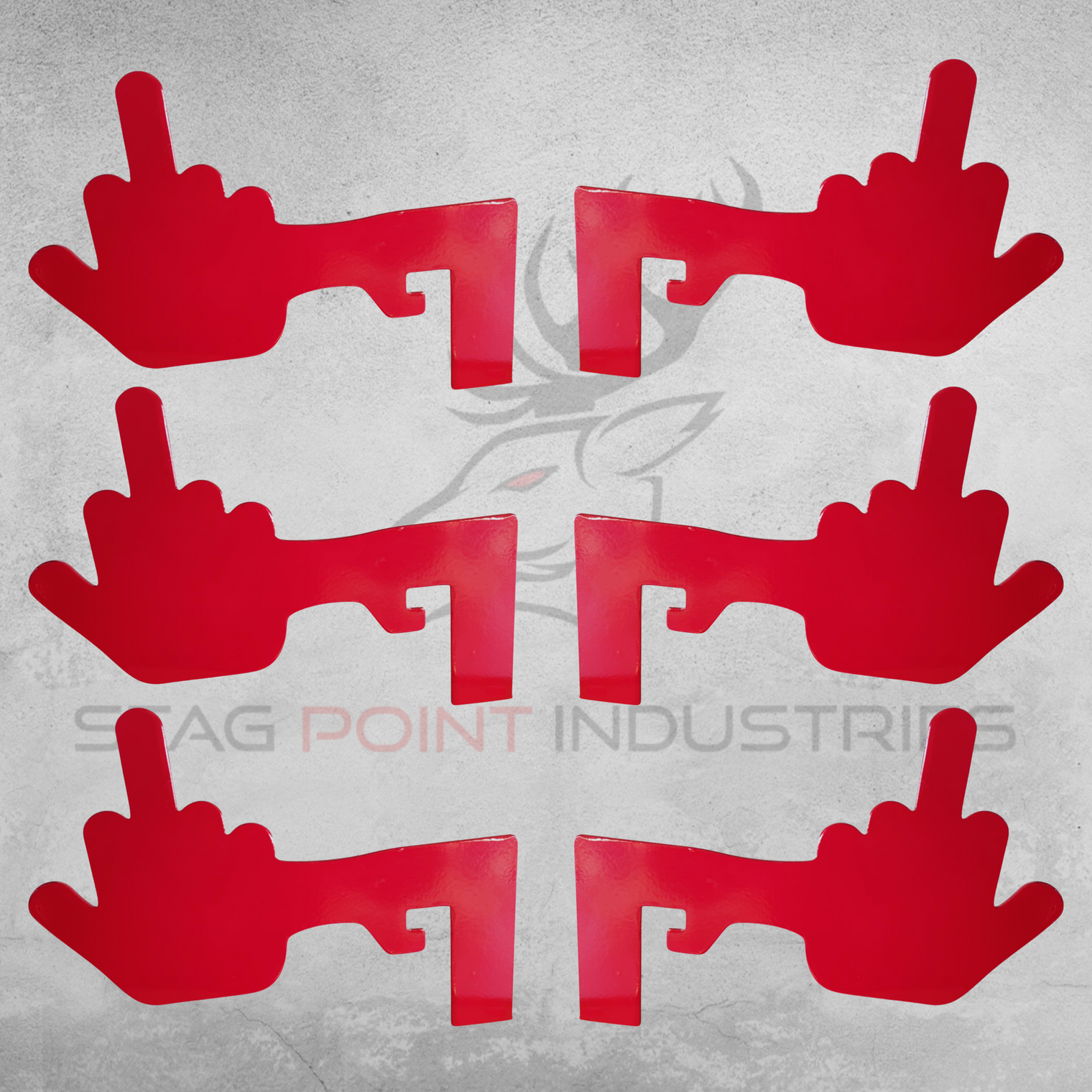 The Finger Flip Paddle β Limited Edition Duelling Tree Target (6mm AR450 Armour)