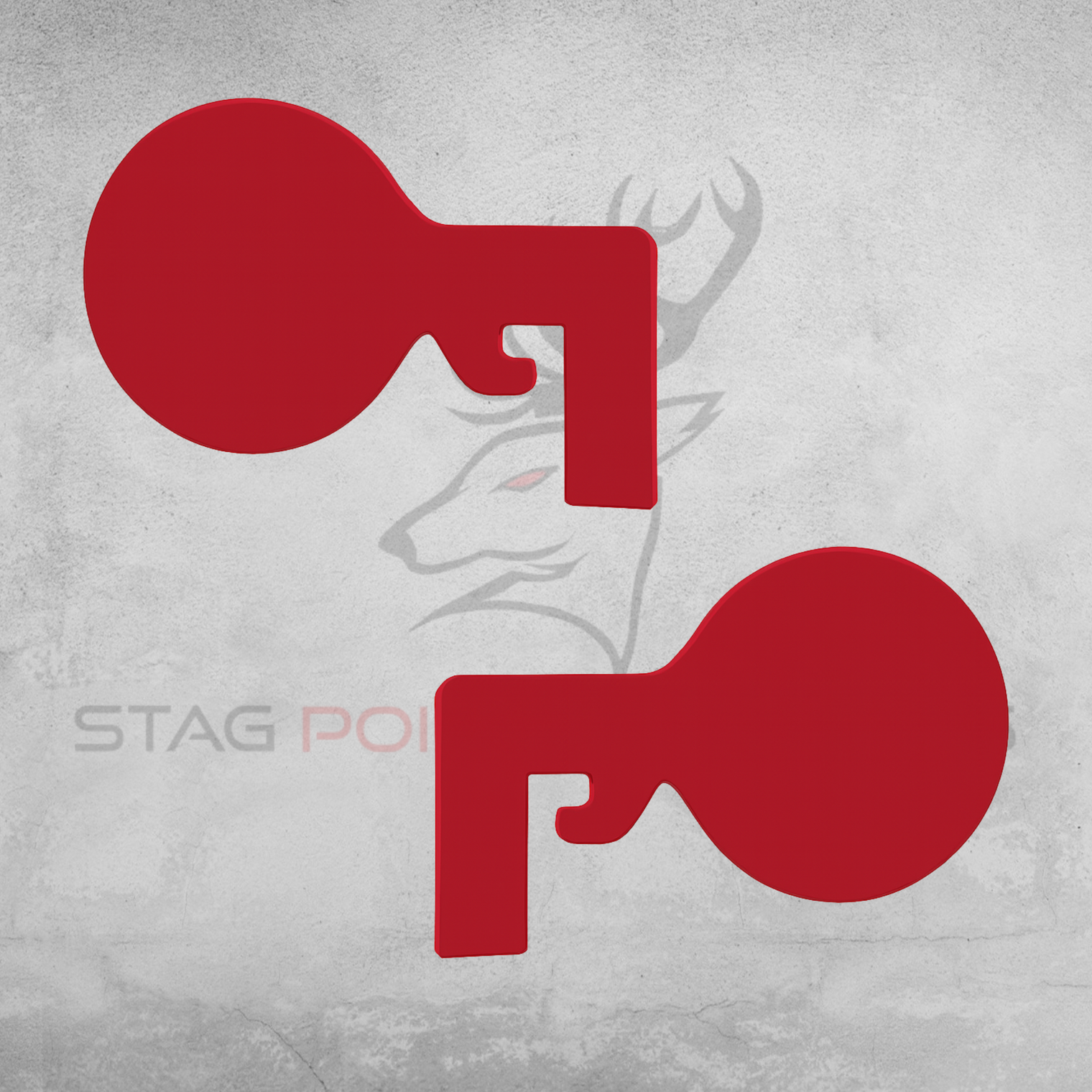 Duelling Tree Flip Paddle – 100MM Round Profile (6MM Thick Mild Steel)