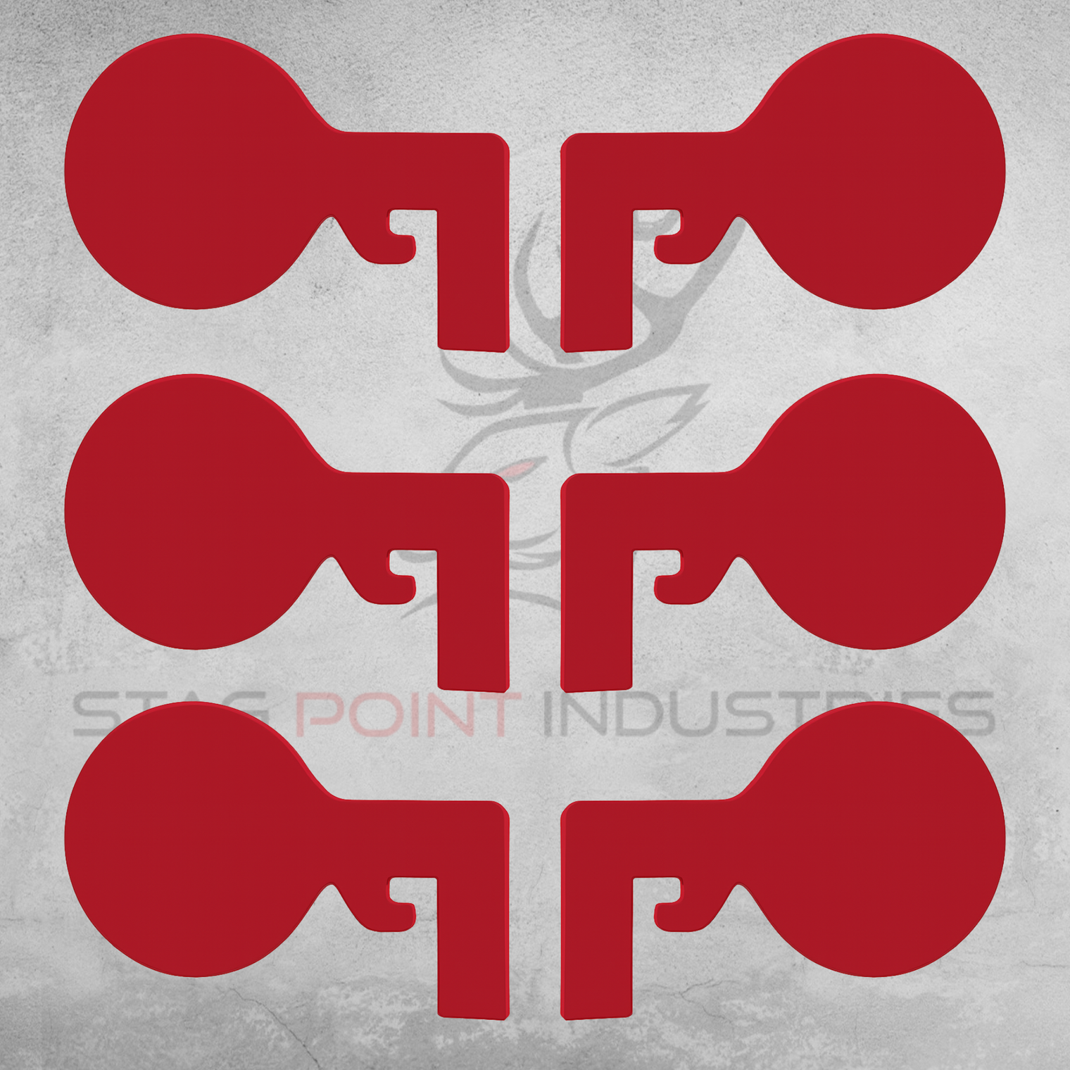 Duelling Tree Flip Paddle – 100MM Round Profile (6MM Thick Mild Steel)