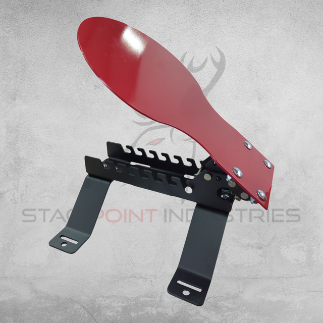 Pistol/Light Rifle EVO-Popper Kit – Base + 300mm Round Gong Target (8mm AR500 Armour Steel)