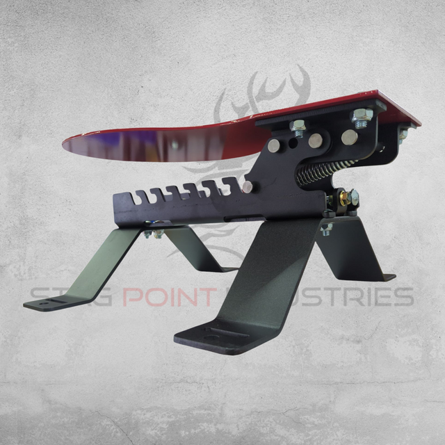 Air/.22LR EVO-Popper Kit – Base + 300mm Round Gong Target (6mm Mild Steel)