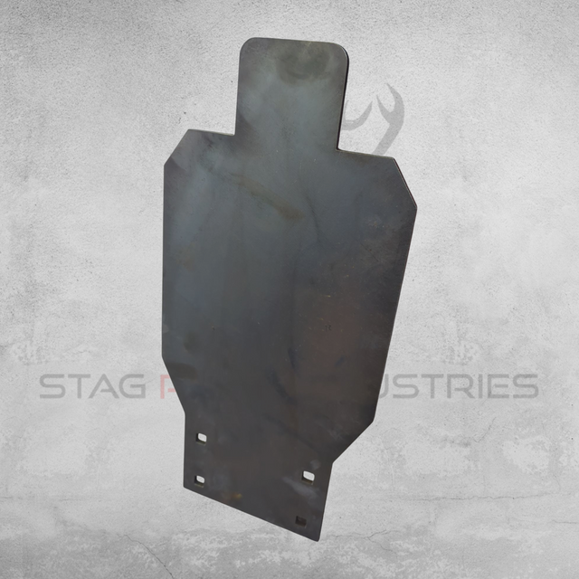 IPSC Style Silhouette Target – EVO Base Compatible (6mm AR450 Steel)