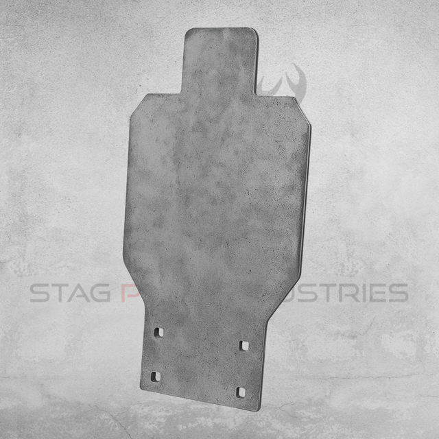 IPSC Style Silhouette Target – EVO Base Compatible (12mm AR500)