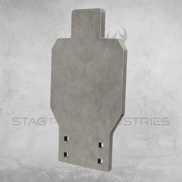 IPSC Style Silhouette Target – EVO Base Compatible (16mm AR500 Steel)