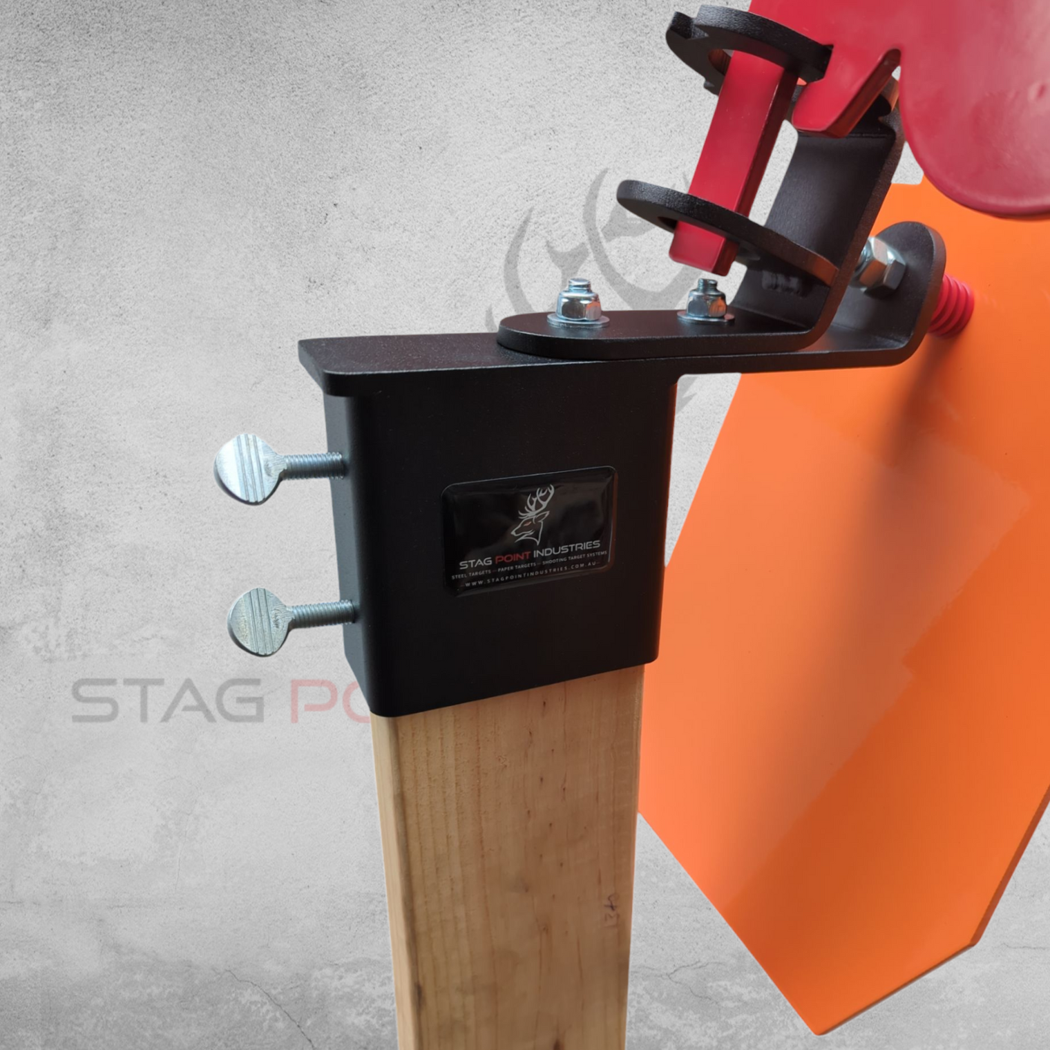 “Clear-Shot” Air/.22LR Target Bundle – Reactive System with X-Base (6mm Mild Steel)