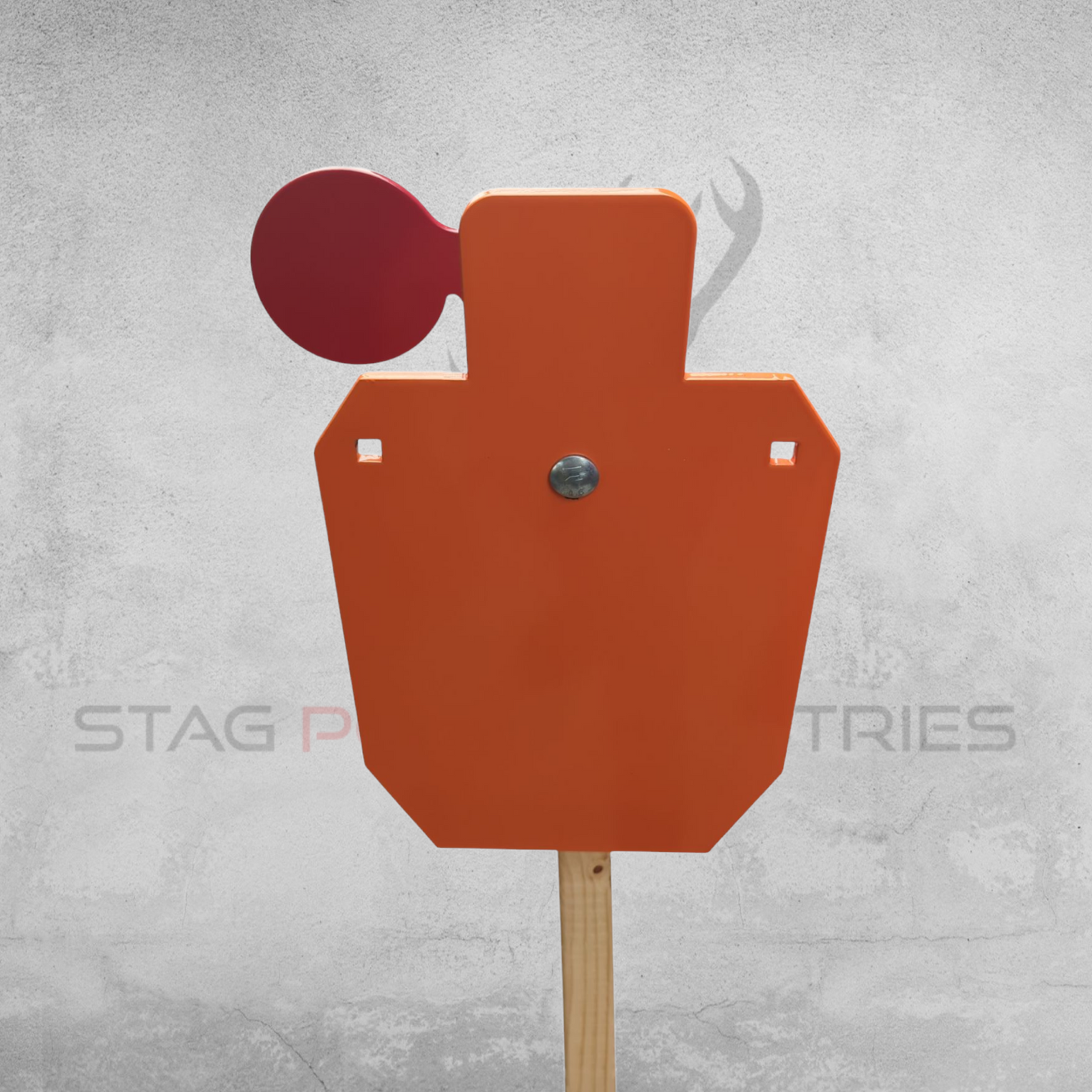 “Clear-Shot” Air/.22LR Target Bundle – Reactive System with X-Base (6mm Mild Steel)