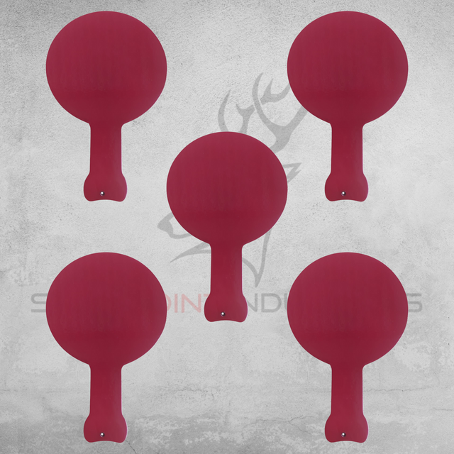 Texas Star Target Plate – 100MM Round Profile (6MM Premium Mild Steel)