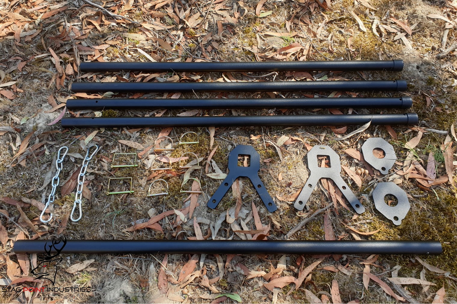 ZERO-DELTA GONG TARGET STAND - Bracket and Bolt Kit (BREAK-DOWN)