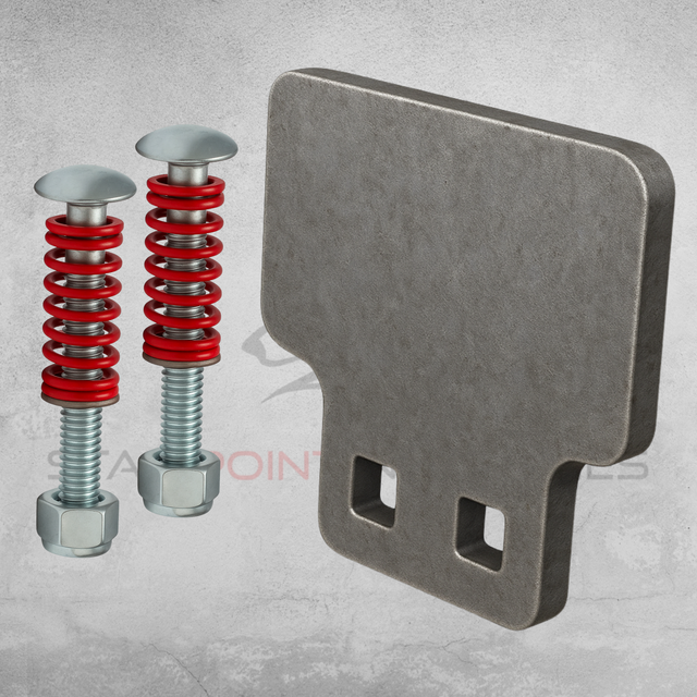 REACK X-Base Armour Face Plate – 8mm AR500 Armour Steel