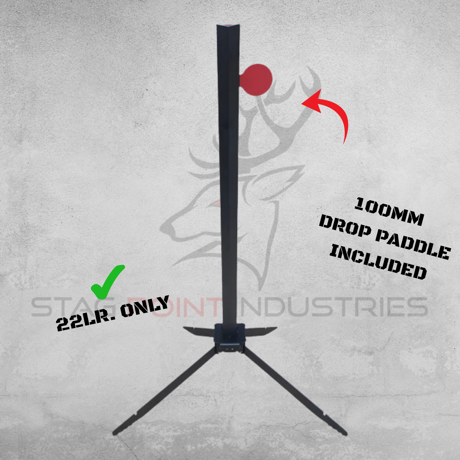 Cadet Drop-Tree System Bundle – .22LR Kit with REACK X-BASE & 100MM Drop Paddle
