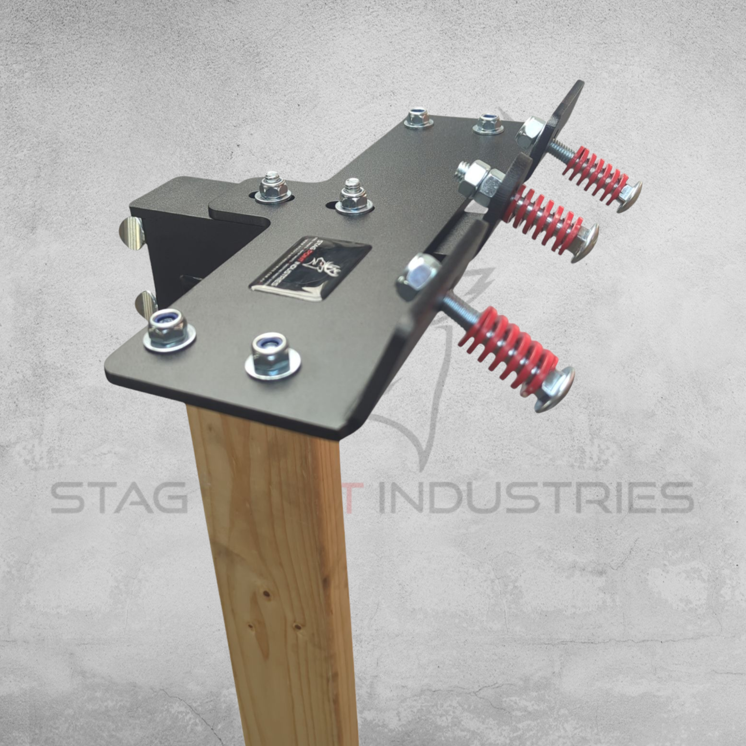 Dual Flip Paddle Bracket – Partial Kit (6mm Mild Steel Face Plate)