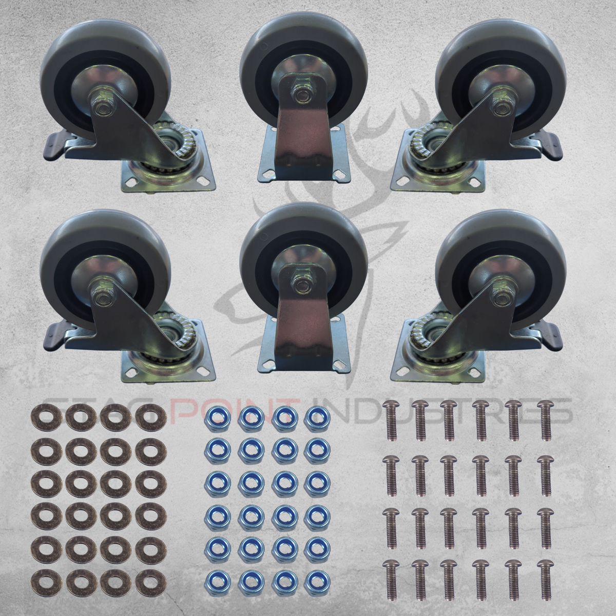Castor Rack Version IPSC STACK-RACK Castor KIT (ADD-ON) – Stag Point Industries