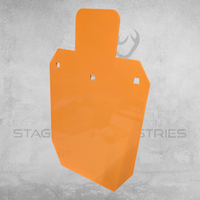 6mm Full-Size IPSC Style Silhouette Target (Premium Mild Steel)