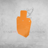 6mm Full-Size IPSC Style Silhouette Target (Premium Mild Steel)