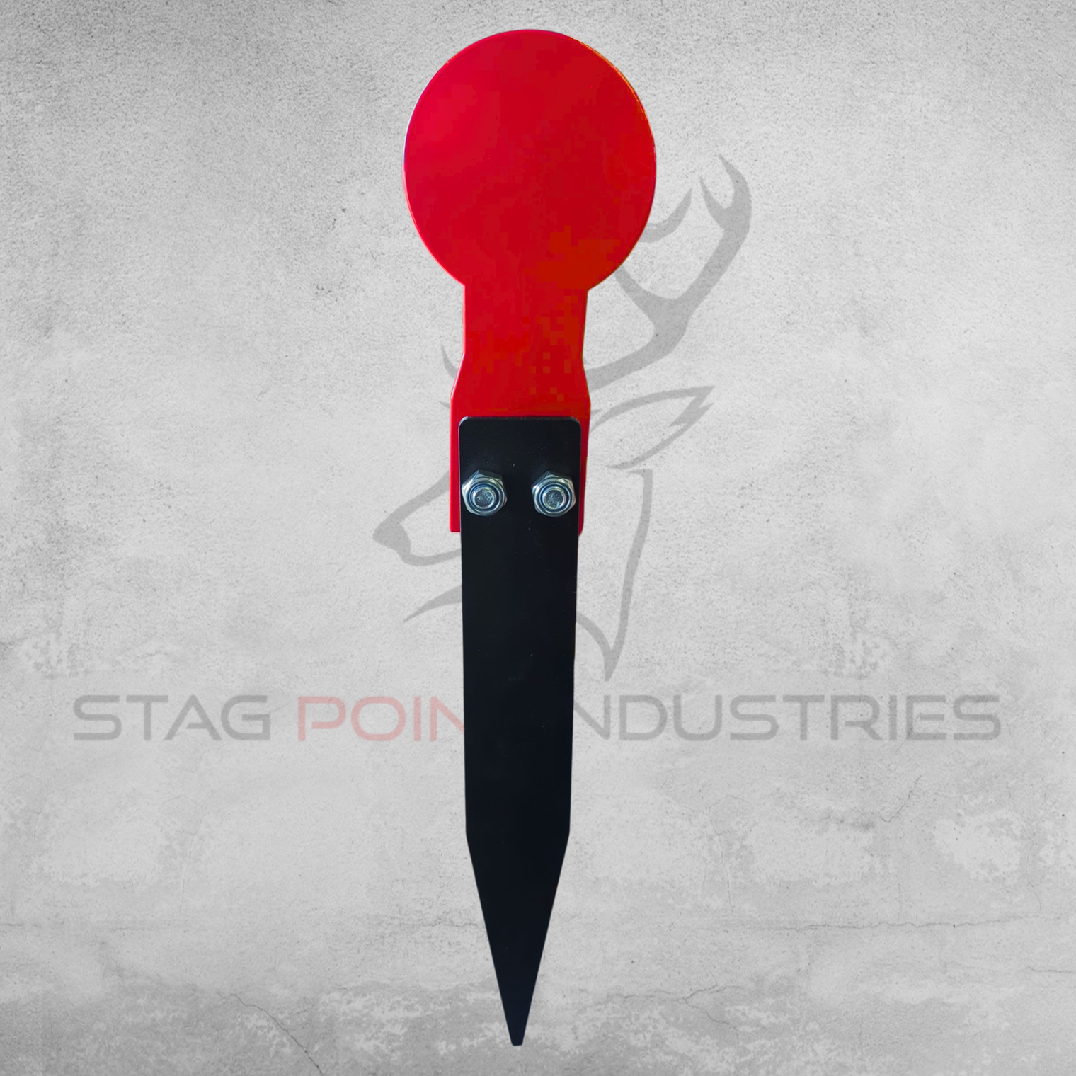 Rimfire Stake & Shoot Target Kit – 100x200 AR450 Popper + Light Duty Stake