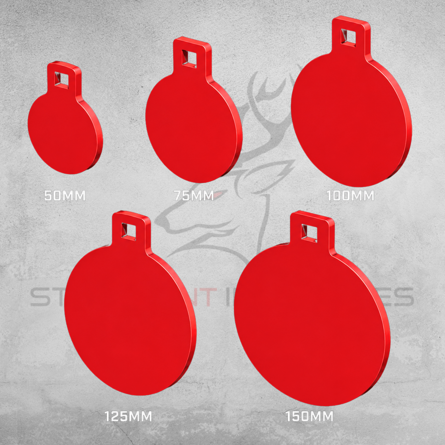 PRS Crow Round Target Plates – 6mm AR450 (Various Sizes)