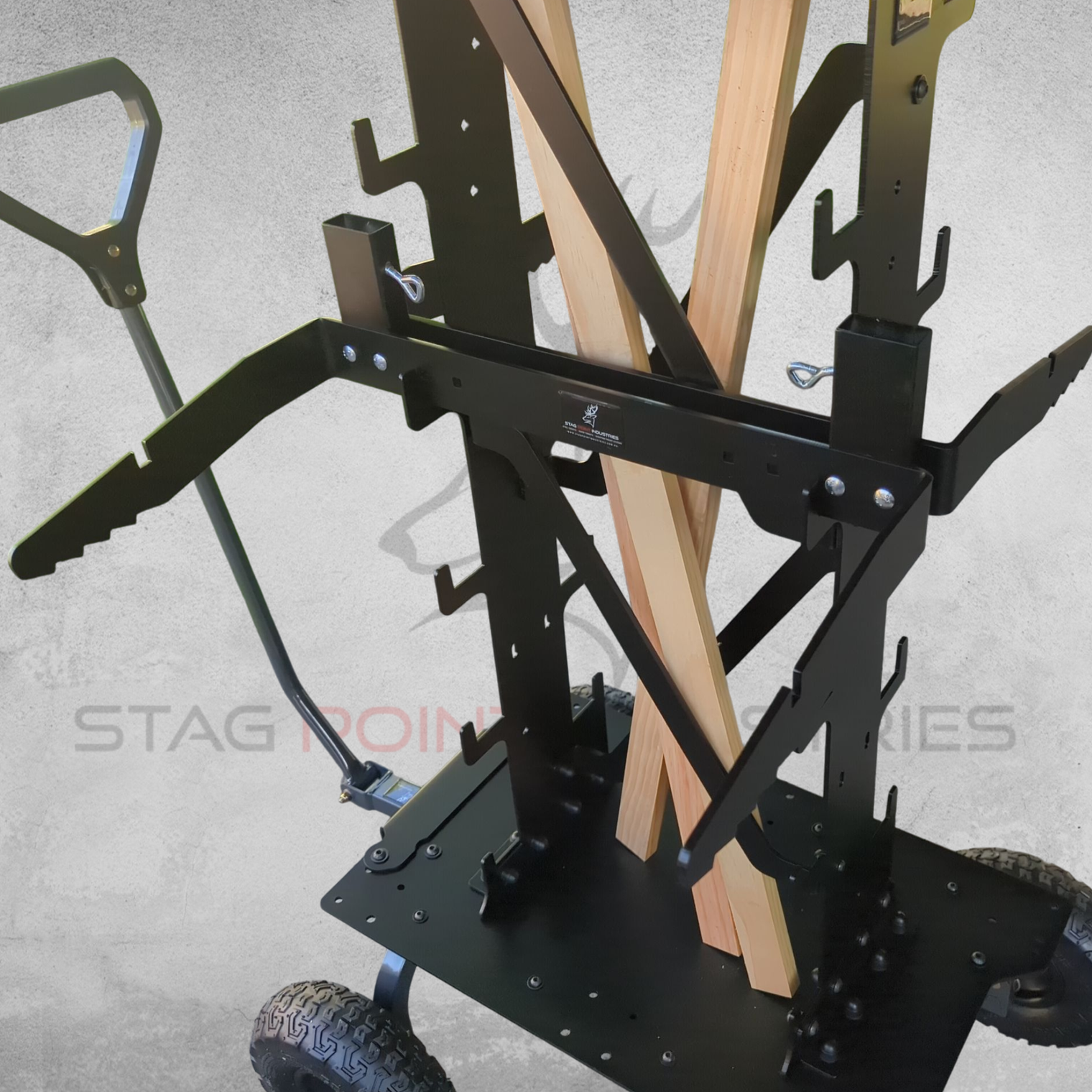 11PC STACK-RACK + DOWN-RANGE TROLLEY KIT