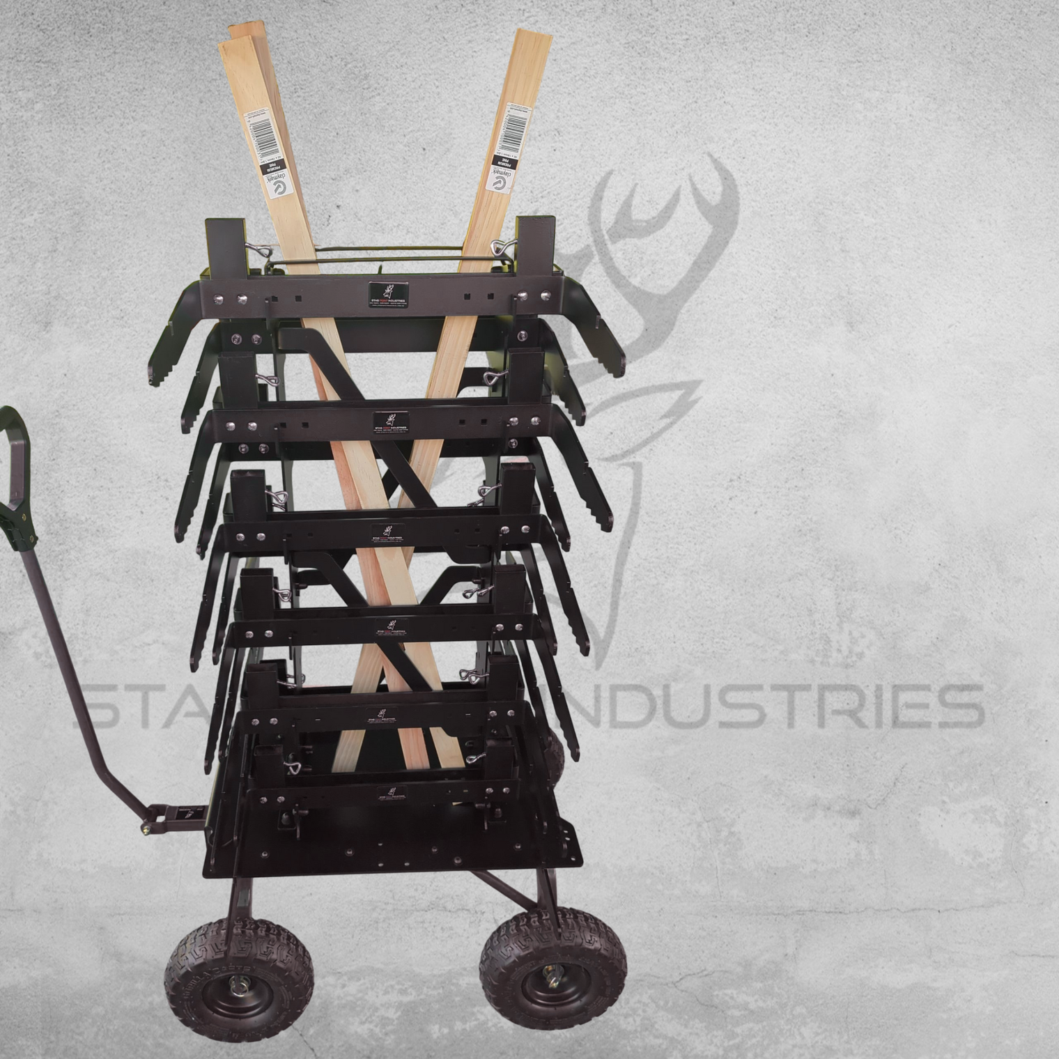 PRO CLUB PACK – 11PC STACK RACK + DOWN-RANGE TROLLEY + X11 IPSC H-STANDS
