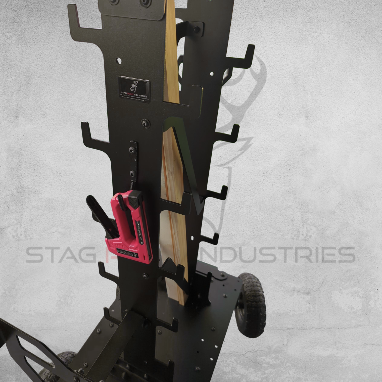 IPSC H-STAND STACK-RACK STAPLE GUN HOOK KIT (Add-On)