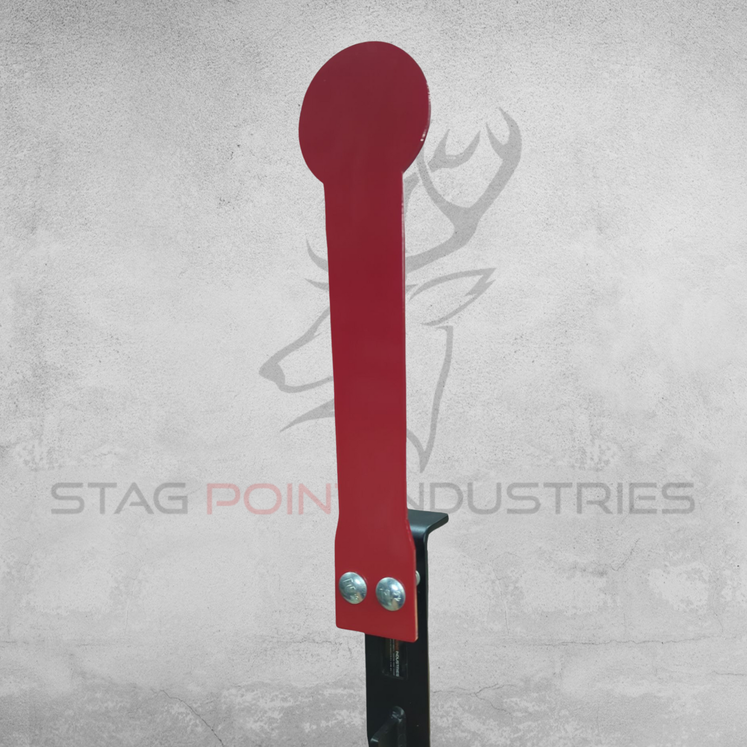 Stake & Shoot Target Plate – 100mm Round Profile (400mm Tall, 6mm AR450)