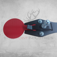 Texas Star Target Plate – 100MM Round Profile (6MM Premium Mild Steel)